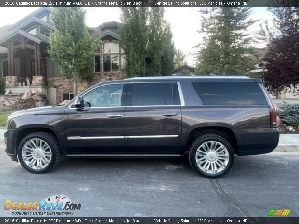 Dark Granite Metallic 2016 Cadillac Escalade ESV Platinum 4WD Photo #2