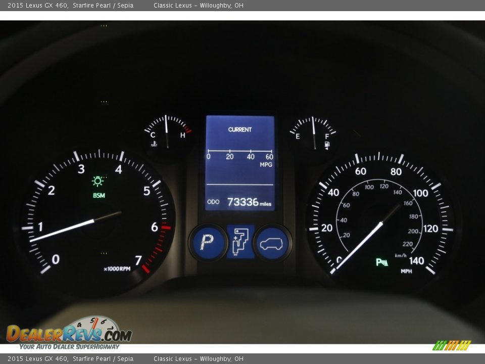 2015 Lexus GX 460 Gauges Photo #8