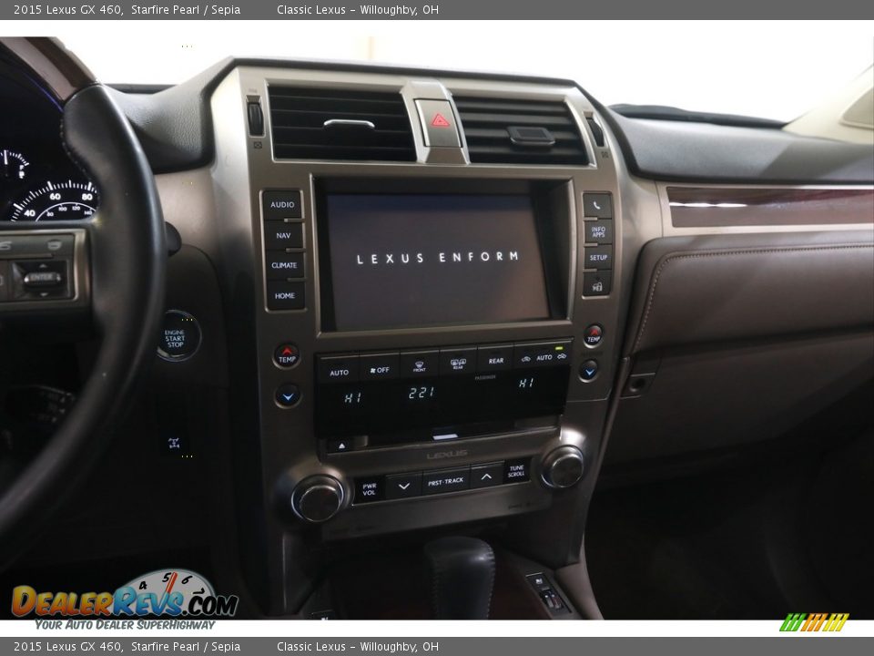 2015 Lexus GX 460 Starfire Pearl / Sepia Photo #10