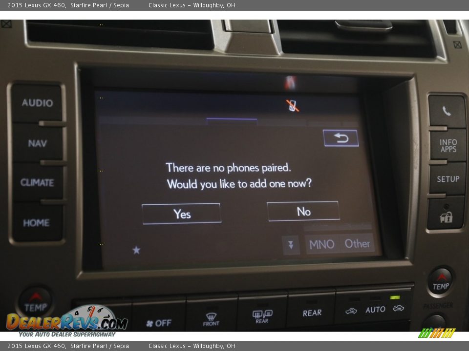 Controls of 2015 Lexus GX 460 Photo #13