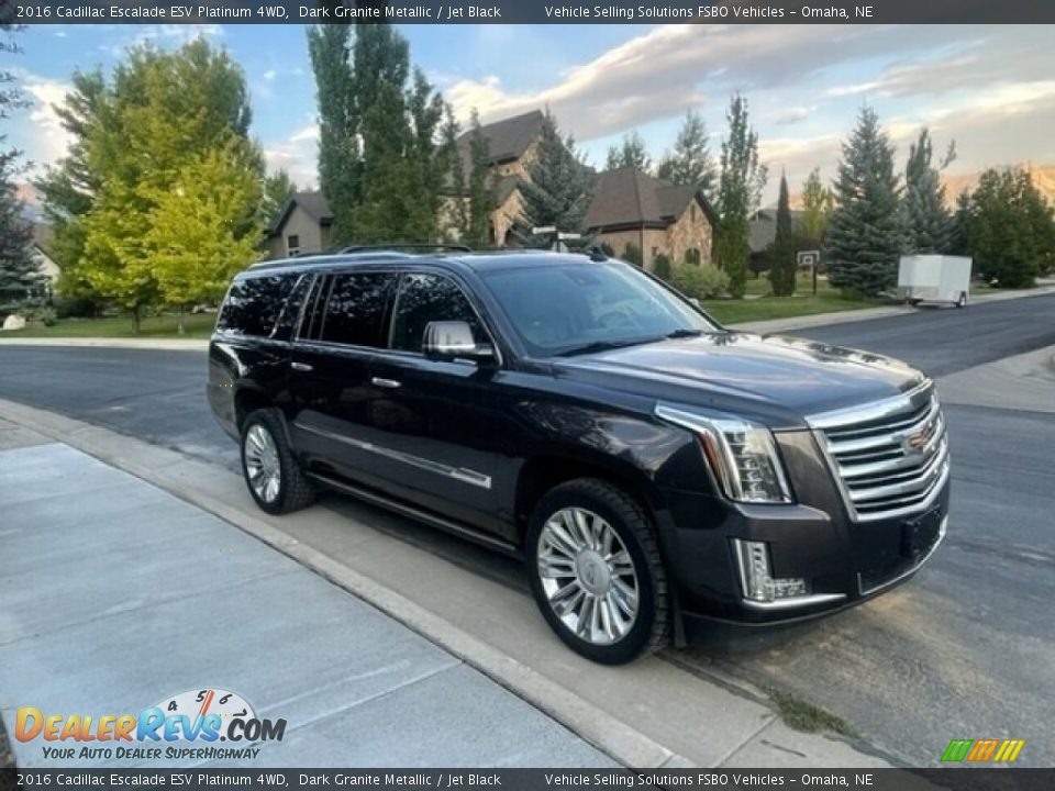 2016 Cadillac Escalade ESV Platinum 4WD Dark Granite Metallic / Jet Black Photo #6