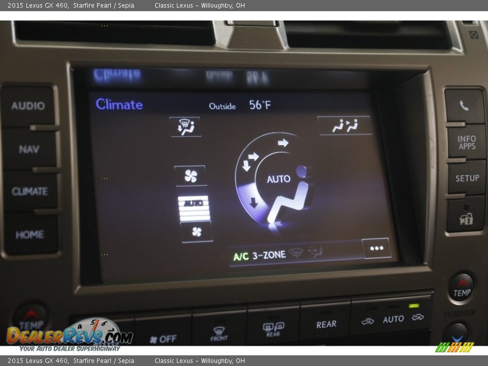 Controls of 2015 Lexus GX 460 Photo #14