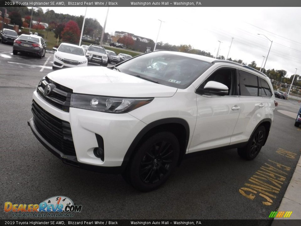 2019 Toyota Highlander SE AWD Blizzard Pearl White / Black Photo #6