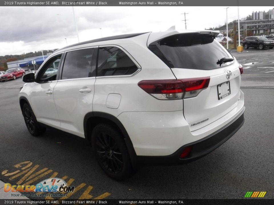 2019 Toyota Highlander SE AWD Blizzard Pearl White / Black Photo #8