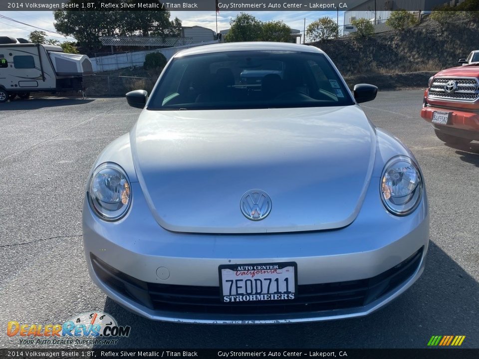 2014 Volkswagen Beetle 1.8T Reflex Silver Metallic / Titan Black Photo #2