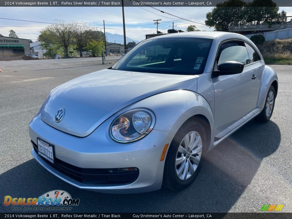 2014 Volkswagen Beetle 1.8T Reflex Silver Metallic / Titan Black Photo #3