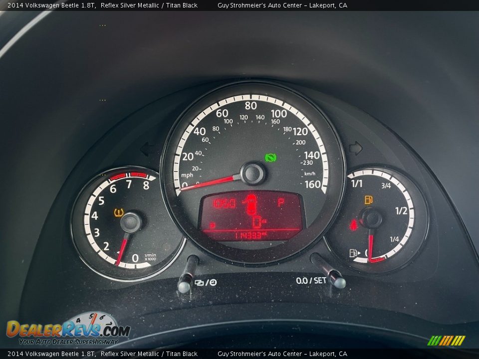 2014 Volkswagen Beetle 1.8T Gauges Photo #5