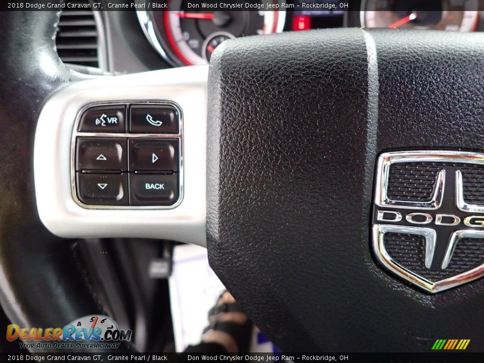 2018 Dodge Grand Caravan GT Granite Pearl / Black Photo #16