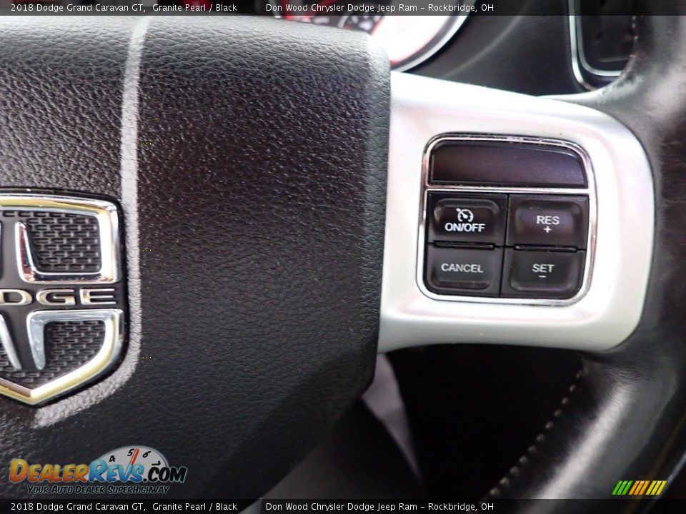 2018 Dodge Grand Caravan GT Granite Pearl / Black Photo #17