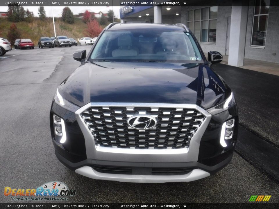 2020 Hyundai Palisade SEL AWD Becketts Black / Black/Gray Photo #5