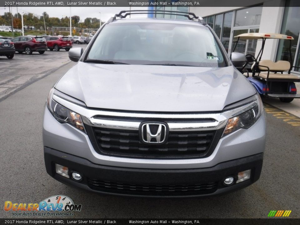 2017 Honda Ridgeline RTL AWD Lunar Silver Metallic / Black Photo #6