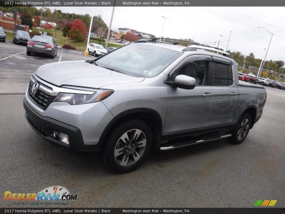 2017 Honda Ridgeline RTL AWD Lunar Silver Metallic / Black Photo #7