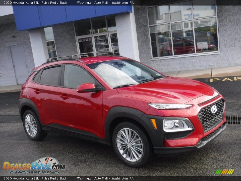 2020 Hyundai Kona SEL Pulse Red / Black Photo #1