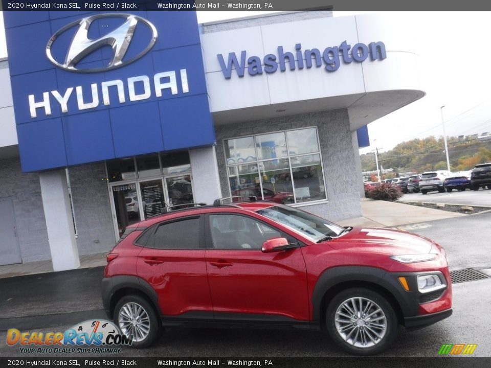 2020 Hyundai Kona SEL Pulse Red / Black Photo #2