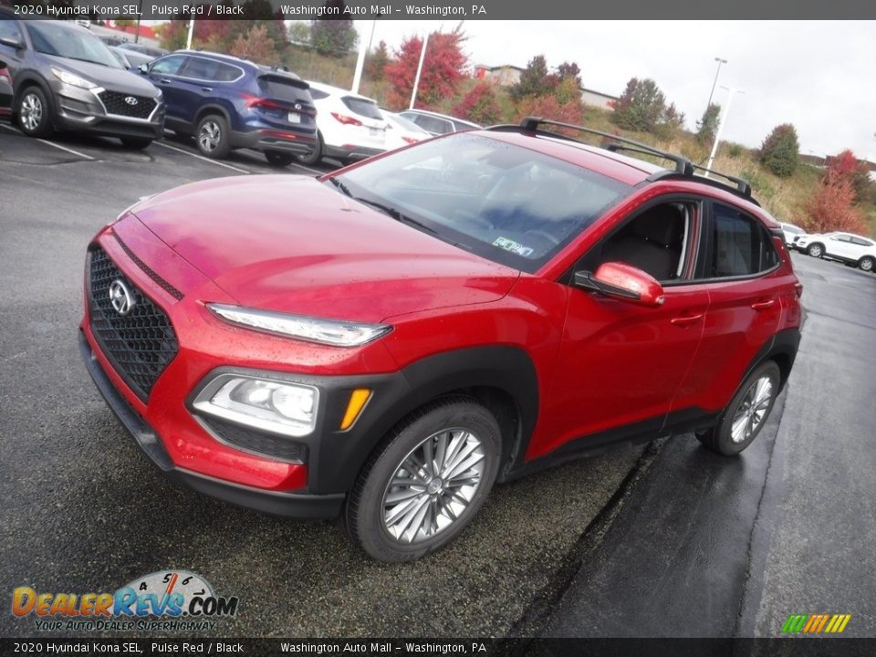 2020 Hyundai Kona SEL Pulse Red / Black Photo #6