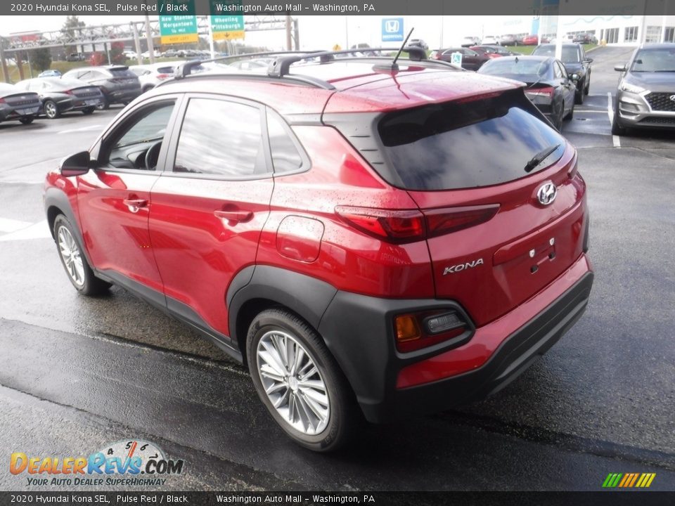 2020 Hyundai Kona SEL Pulse Red / Black Photo #8