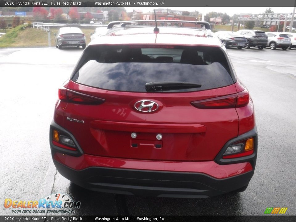 2020 Hyundai Kona SEL Pulse Red / Black Photo #9