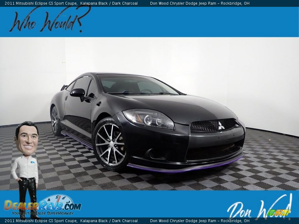 2011 Mitsubishi Eclipse GS Sport Coupe Kalapana Black / Dark Charcoal Photo #1