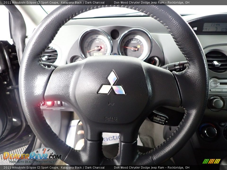 2011 Mitsubishi Eclipse GS Sport Coupe Kalapana Black / Dark Charcoal Photo #16