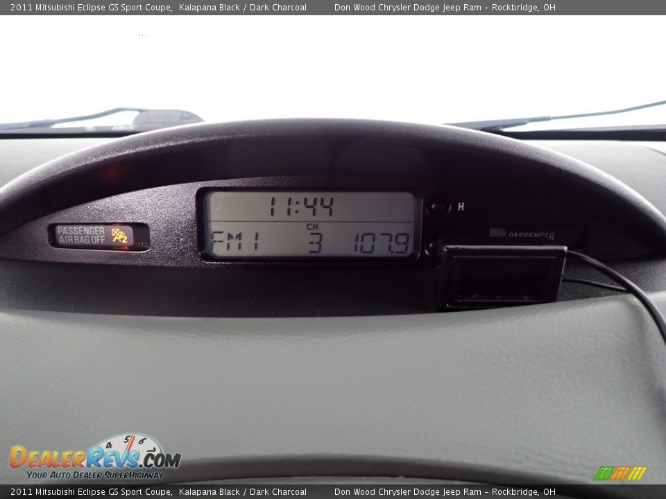 2011 Mitsubishi Eclipse GS Sport Coupe Kalapana Black / Dark Charcoal Photo #17