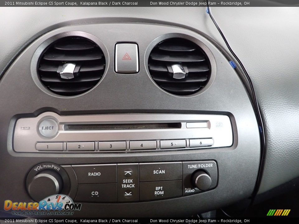 2011 Mitsubishi Eclipse GS Sport Coupe Kalapana Black / Dark Charcoal Photo #18