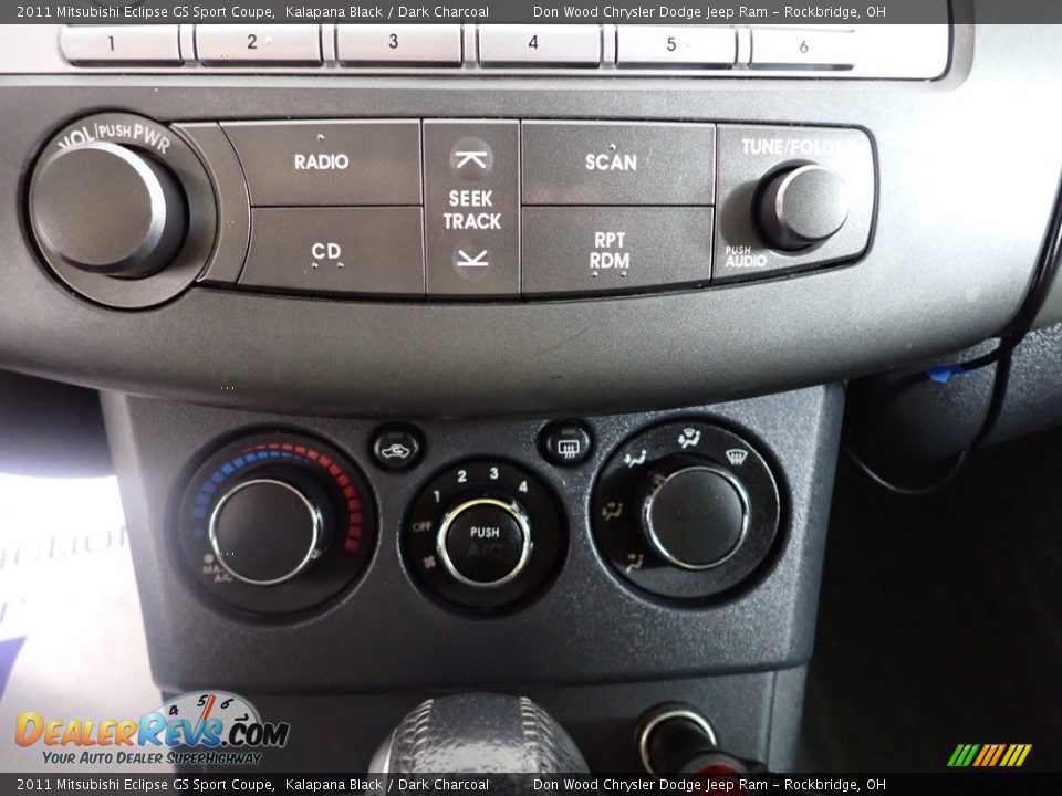 2011 Mitsubishi Eclipse GS Sport Coupe Kalapana Black / Dark Charcoal Photo #19