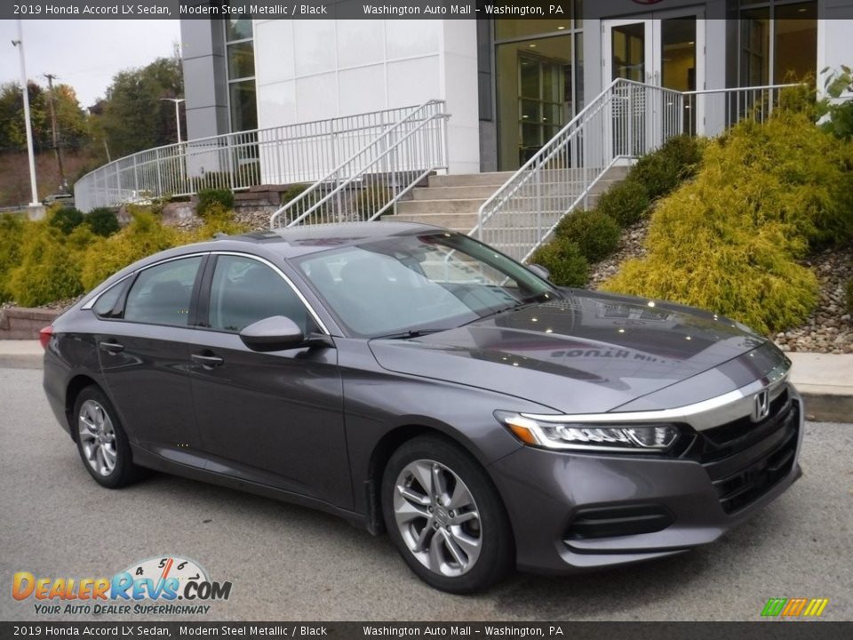 2019 Honda Accord LX Sedan Modern Steel Metallic / Black Photo #1