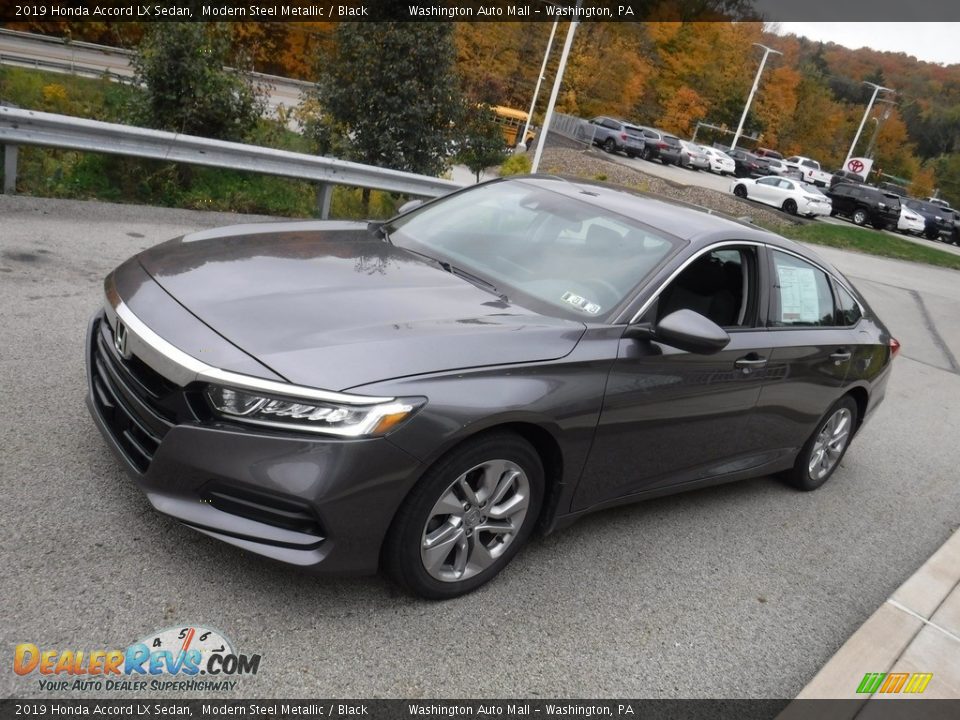 2019 Honda Accord LX Sedan Modern Steel Metallic / Black Photo #5