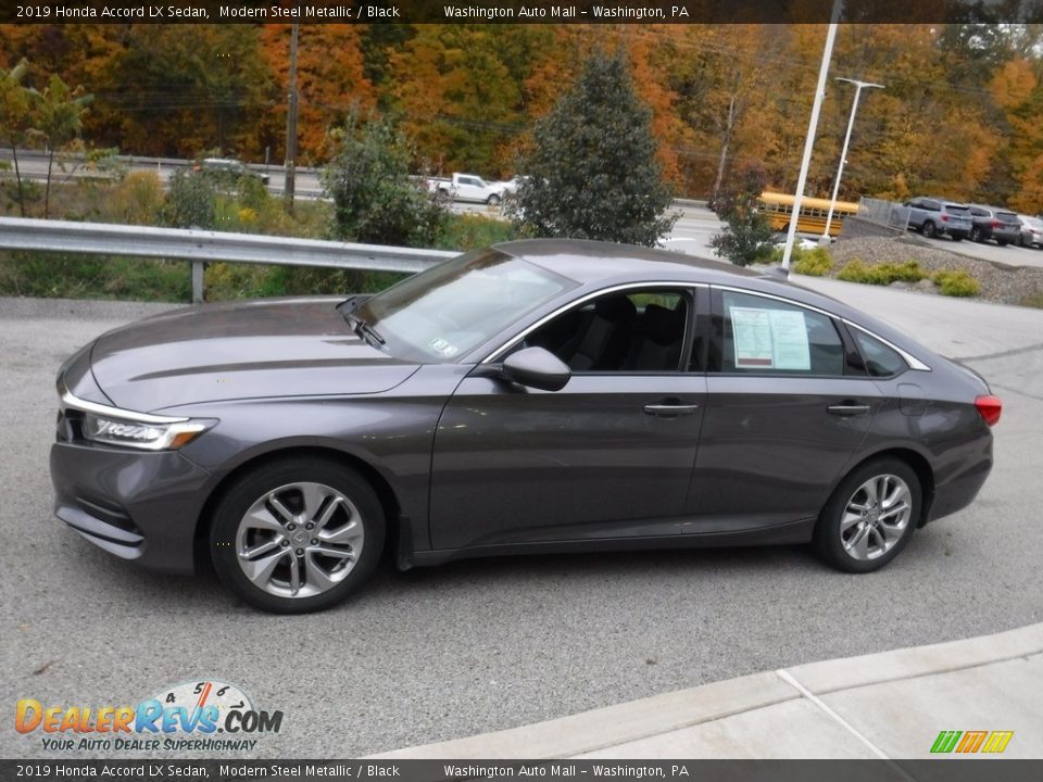 2019 Honda Accord LX Sedan Modern Steel Metallic / Black Photo #6