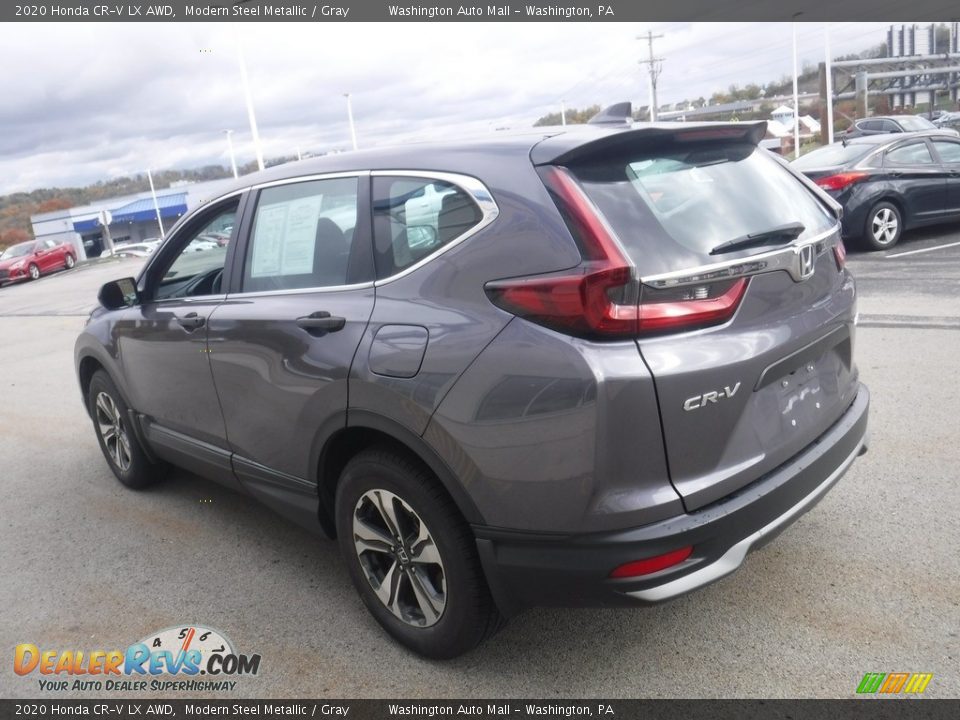 2020 Honda CR-V LX AWD Modern Steel Metallic / Gray Photo #7
