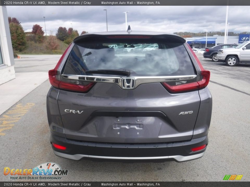 2020 Honda CR-V LX AWD Modern Steel Metallic / Gray Photo #8