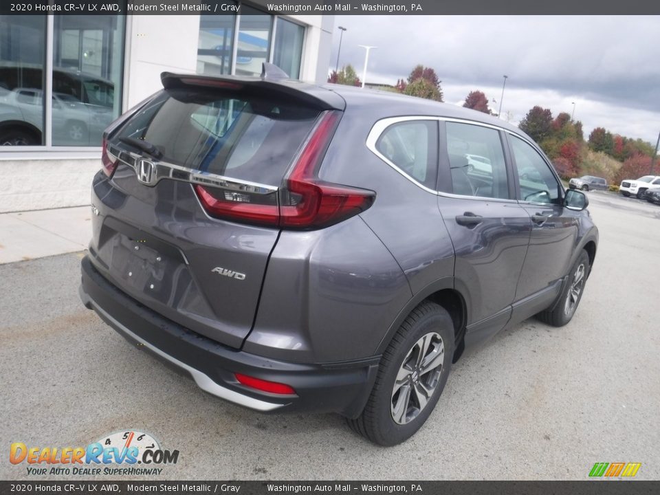 2020 Honda CR-V LX AWD Modern Steel Metallic / Gray Photo #9