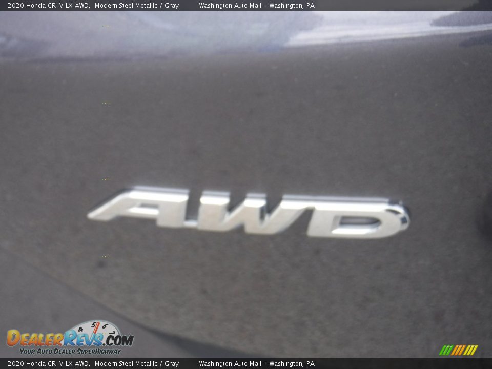 2020 Honda CR-V LX AWD Modern Steel Metallic / Gray Photo #10