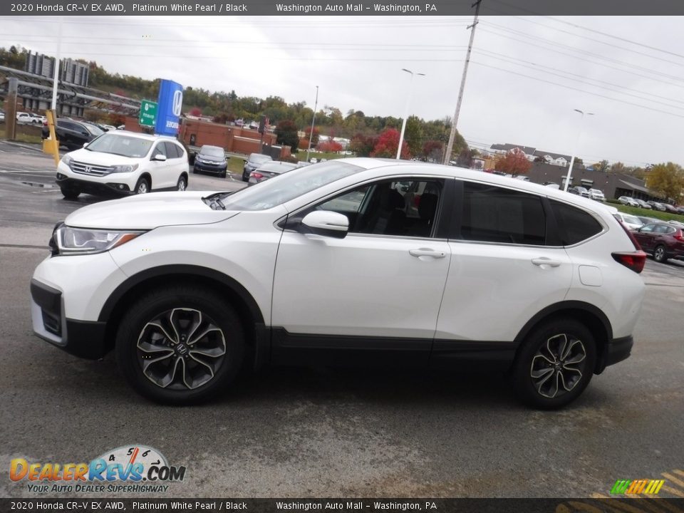 2020 Honda CR-V EX AWD Platinum White Pearl / Black Photo #7