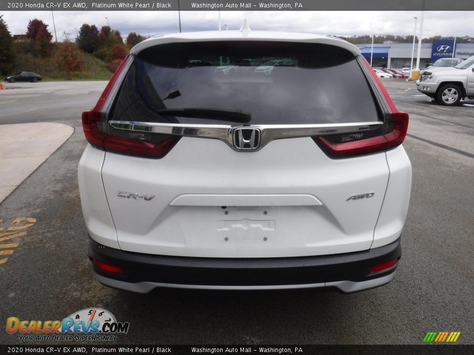 2020 Honda CR-V EX AWD Platinum White Pearl / Black Photo #8