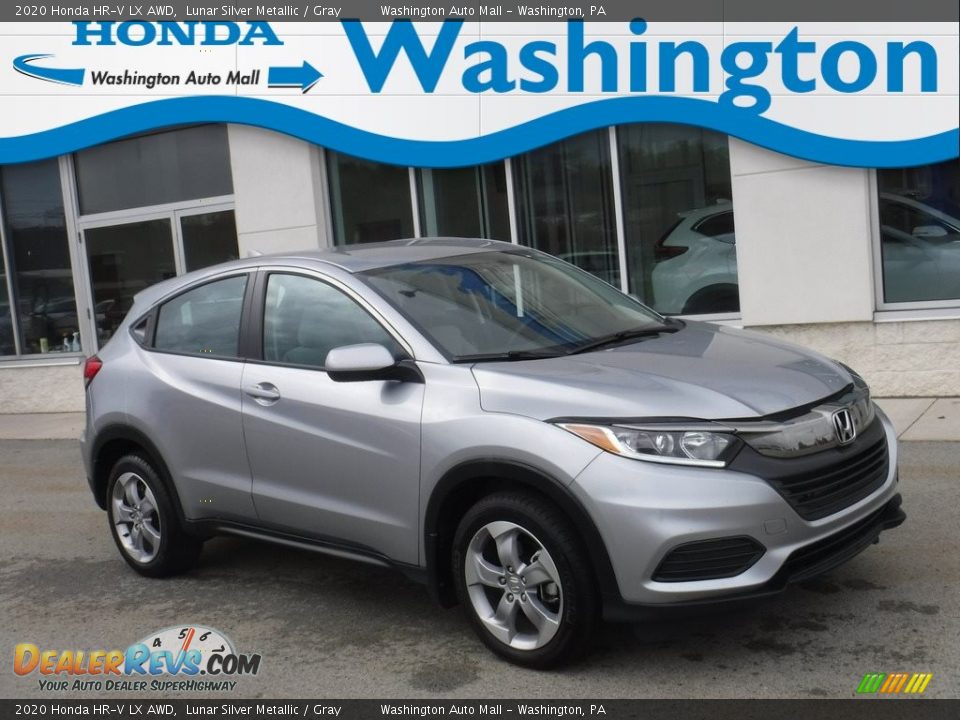 2020 Honda HR-V LX AWD Lunar Silver Metallic / Gray Photo #1