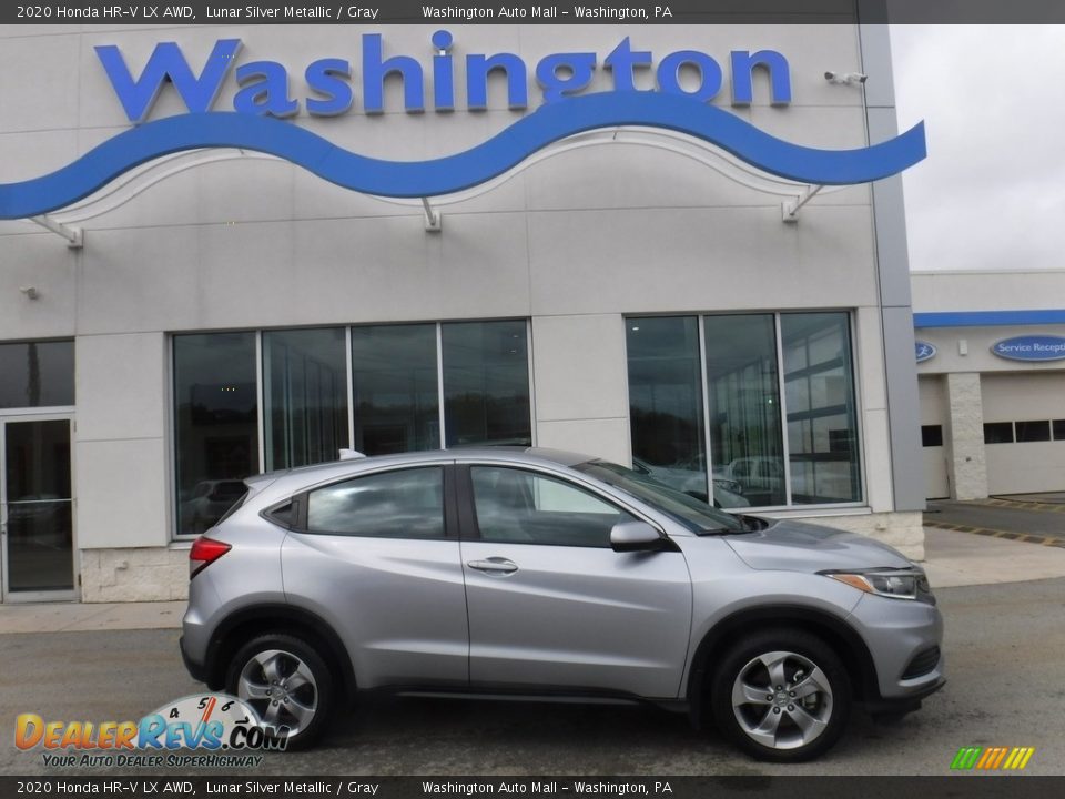 2020 Honda HR-V LX AWD Lunar Silver Metallic / Gray Photo #2