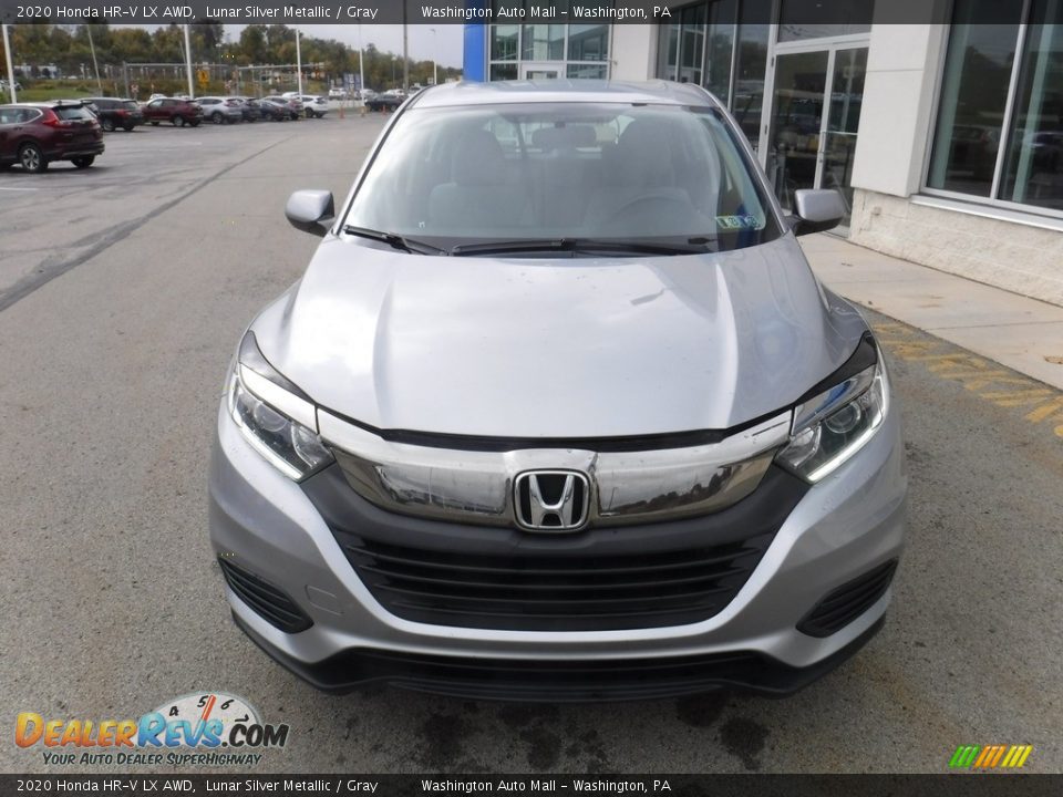 2020 Honda HR-V LX AWD Lunar Silver Metallic / Gray Photo #4