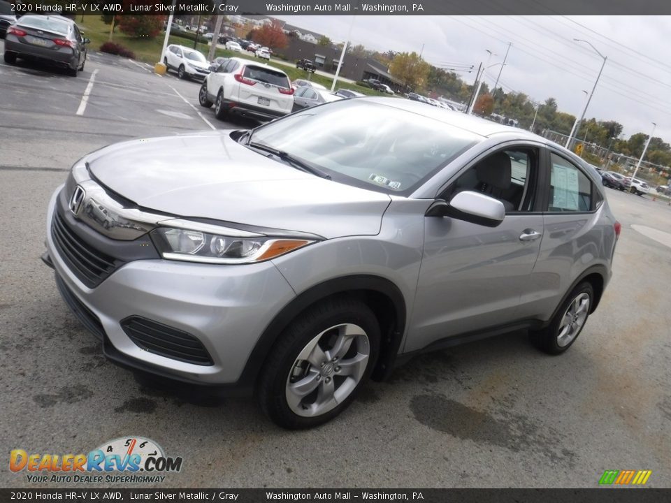 2020 Honda HR-V LX AWD Lunar Silver Metallic / Gray Photo #5