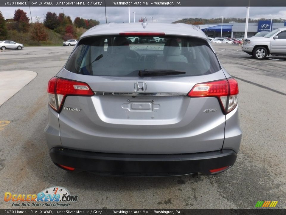 2020 Honda HR-V LX AWD Lunar Silver Metallic / Gray Photo #8