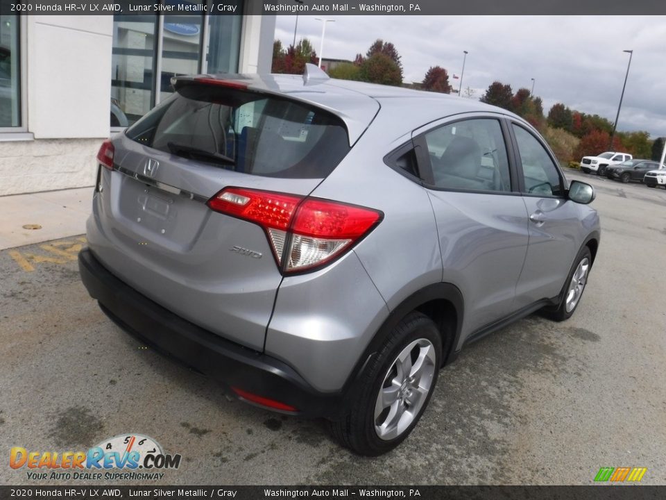 2020 Honda HR-V LX AWD Lunar Silver Metallic / Gray Photo #9