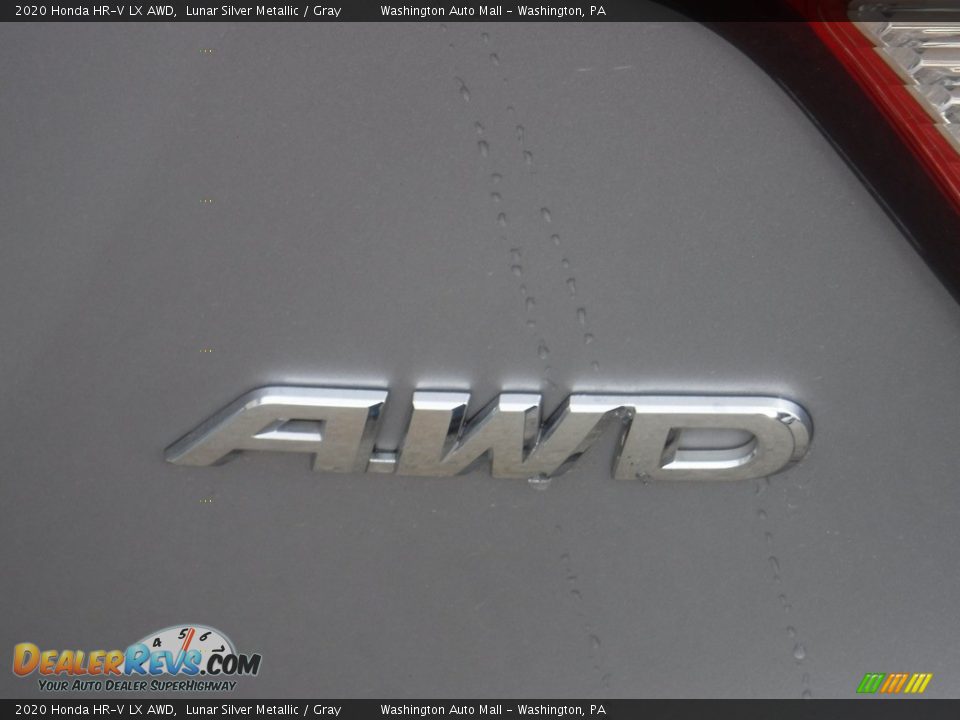 2020 Honda HR-V LX AWD Lunar Silver Metallic / Gray Photo #10