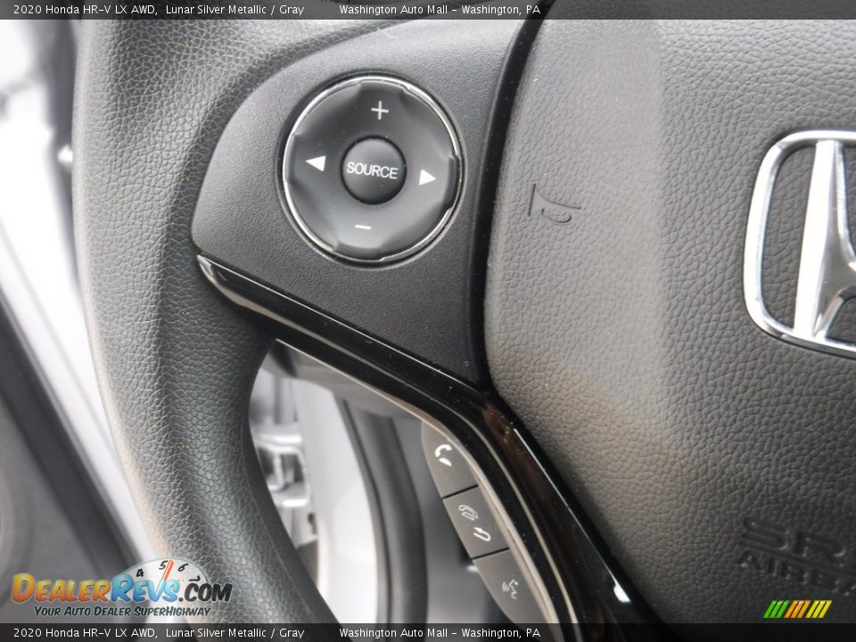 2020 Honda HR-V LX AWD Lunar Silver Metallic / Gray Photo #18