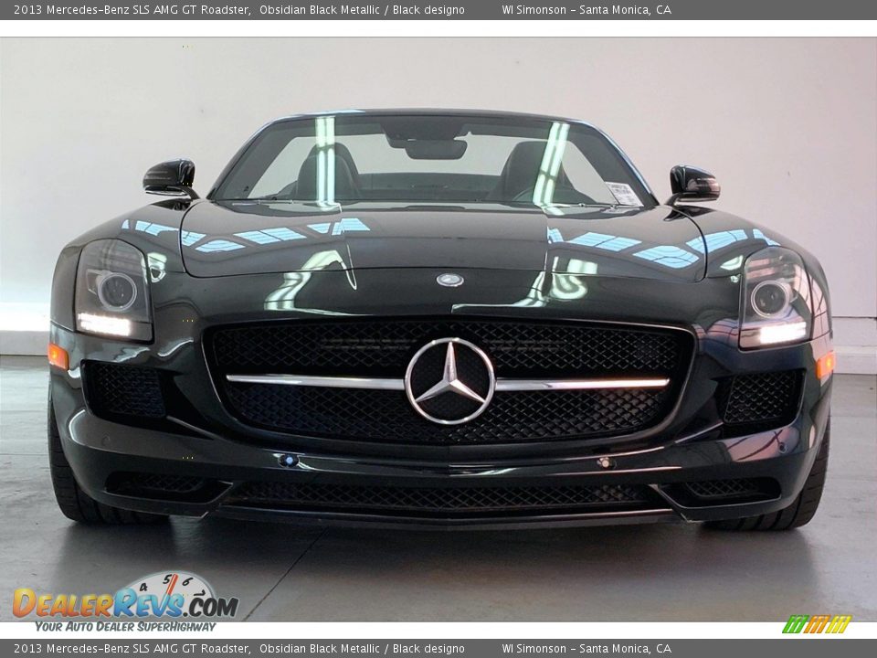 2013 Mercedes-Benz SLS AMG GT Roadster Obsidian Black Metallic / Black designo Photo #2