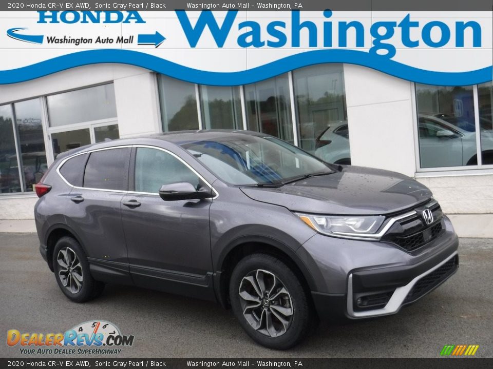 2020 Honda CR-V EX AWD Sonic Gray Pearl / Black Photo #1