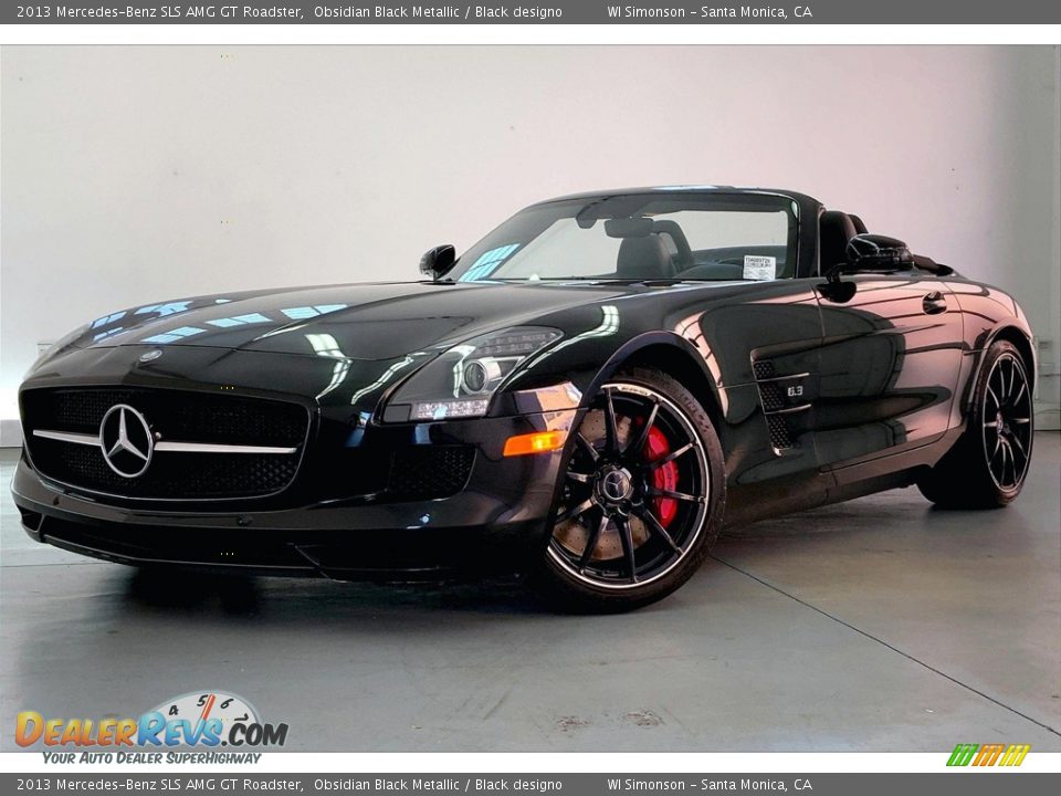 Obsidian Black Metallic 2013 Mercedes-Benz SLS AMG GT Roadster Photo #12