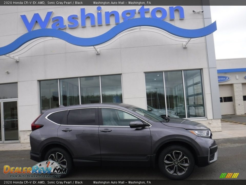 2020 Honda CR-V EX AWD Sonic Gray Pearl / Black Photo #2