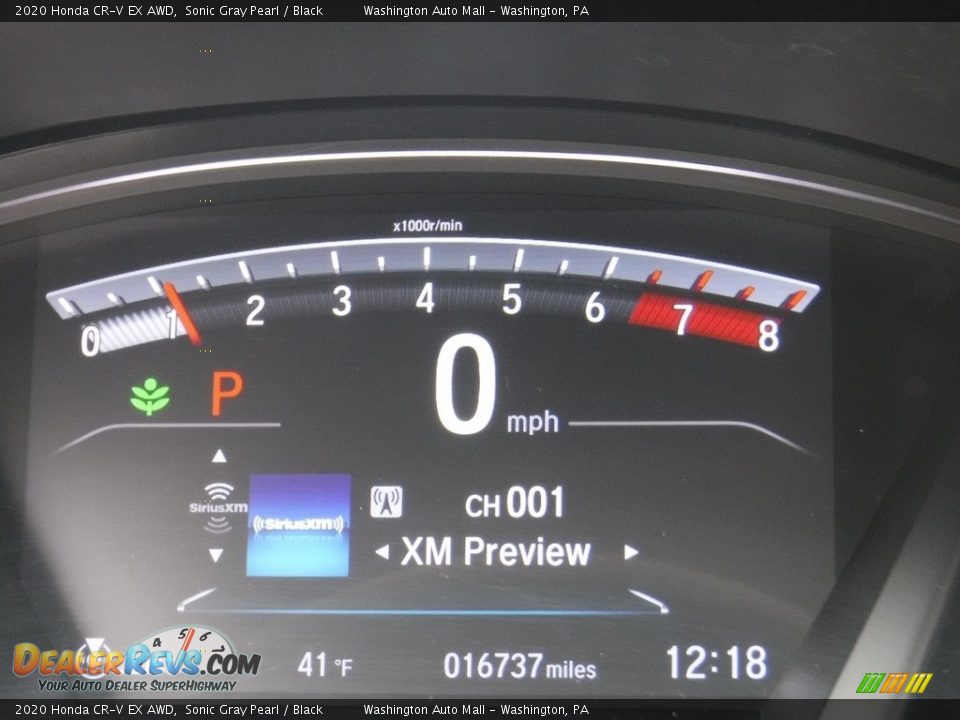 2020 Honda CR-V EX AWD Sonic Gray Pearl / Black Photo #34