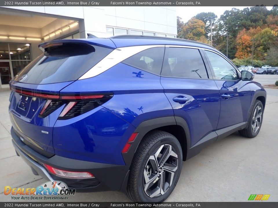 2022 Hyundai Tucson Limited AWD Intense Blue / Gray Photo #2