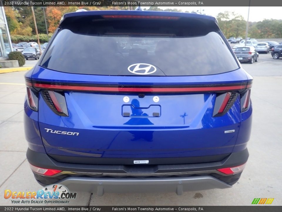 2022 Hyundai Tucson Limited AWD Intense Blue / Gray Photo #3